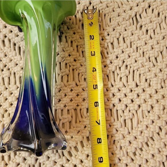 Antique Carnival Glass Vase - Picture 2 of 2